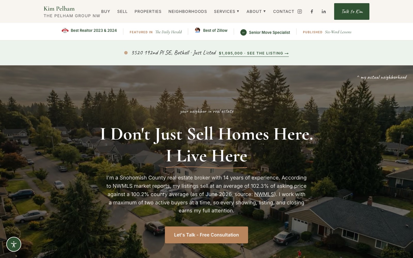 The Pelham Group NW website