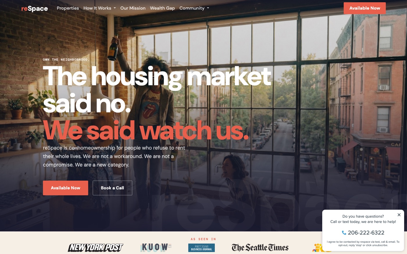 reSpace website